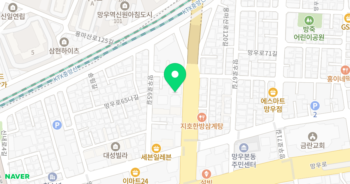 상원빌딩 위치 지도 - 서울특별시 서울특별시 중랑구 신내동 492-4