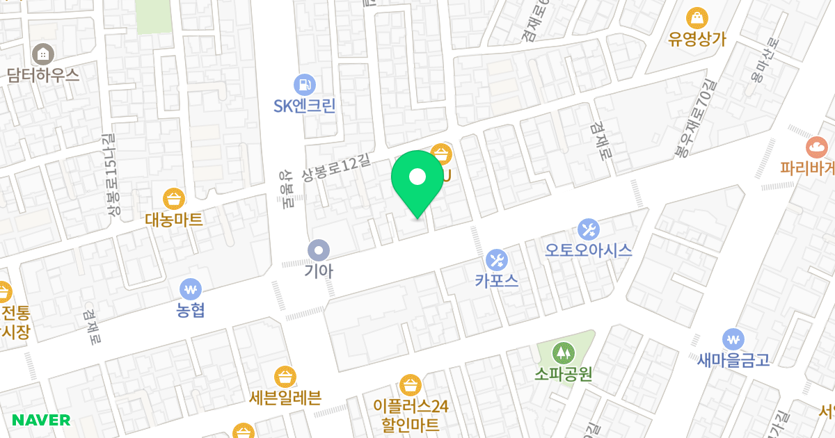 (525-23) 위치 지도 - 서울특별시 서울특별시 중랑구 망우동 525-23