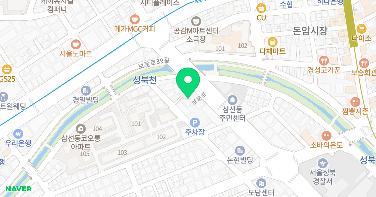 (345-1) 위치 지도 - 서울특별시 서울특별시 성북구 삼선동4가 345-1