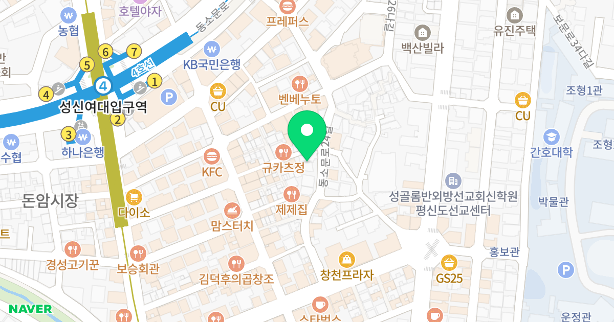 . 위치 지도 - 서울특별시 서울특별시 성북구 동선동1가 85-65