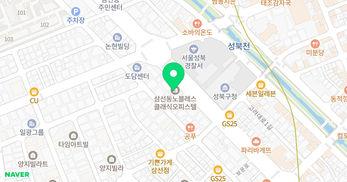 (298-7) 위치 지도 - 서울특별시 서울특별시 성북구 삼선동5가 298-7