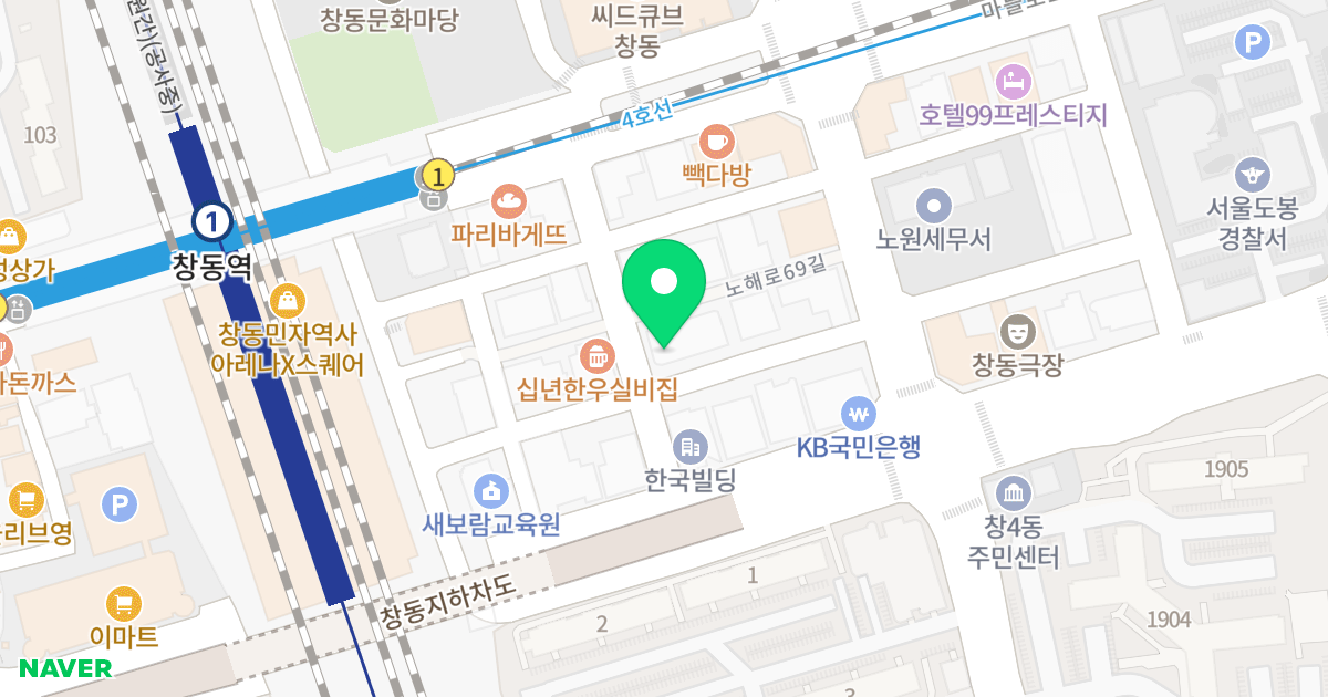 (10) 위치 지도 - 서울특별시 서울특별시 도봉구 창동 10