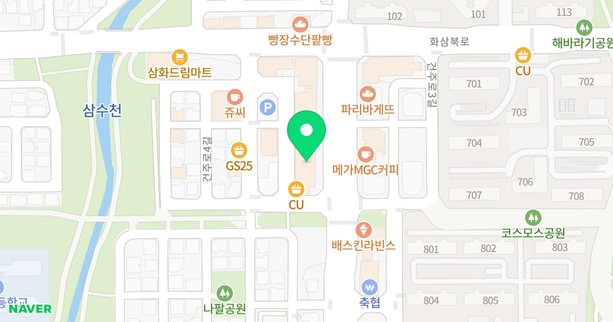 제주 아빌로스 위치 지도 - 제주특별자치도 제주시 건주로4길 6-4