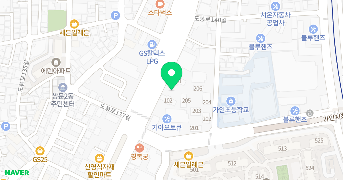 라르플레이스1단지 위치 지도 - 서울특별시 서울특별시 도봉구 창동 749-14