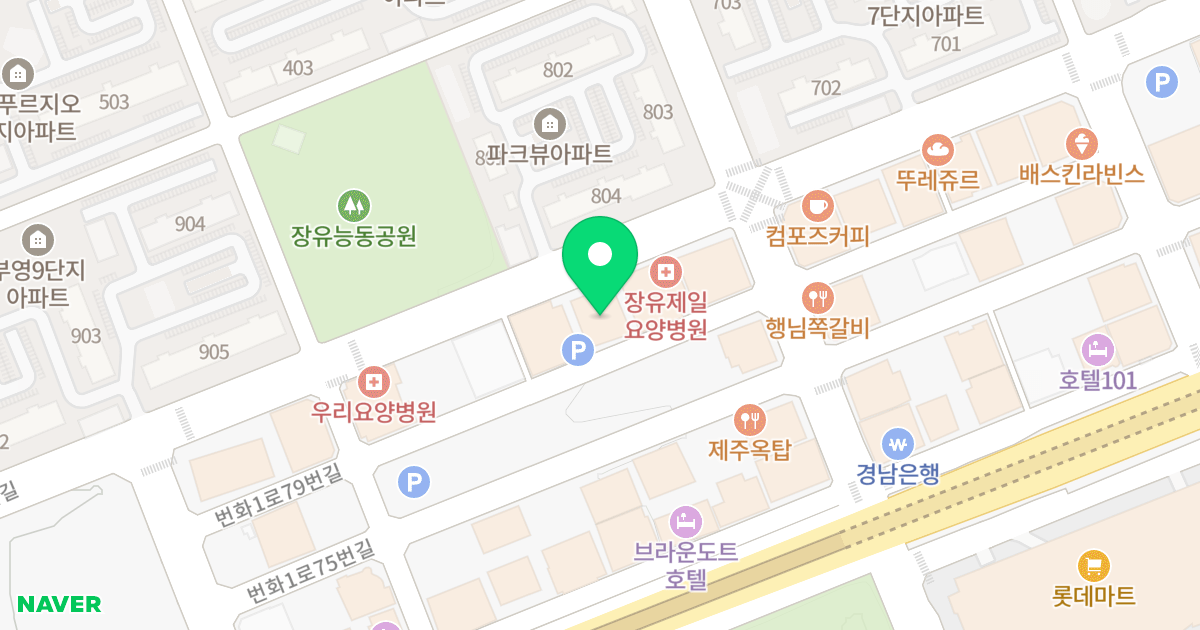 인투블루빌Ⅰ 위치 지도 - 경상남도 김해시 대청로210번길 36