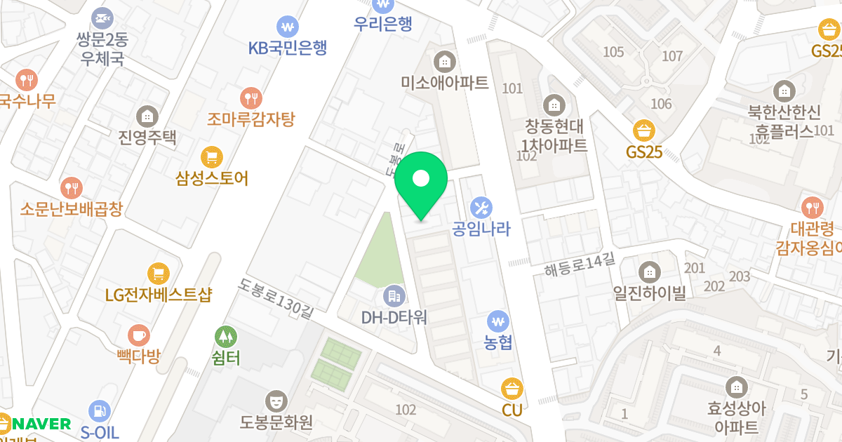 (715-38) 위치 지도 - 서울특별시 서울특별시 도봉구 창동 715-38