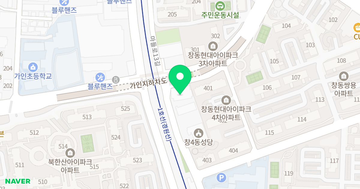 플러스 오피스텔 위치 지도 - 서울특별시 서울특별시 도봉구 창동 181-46