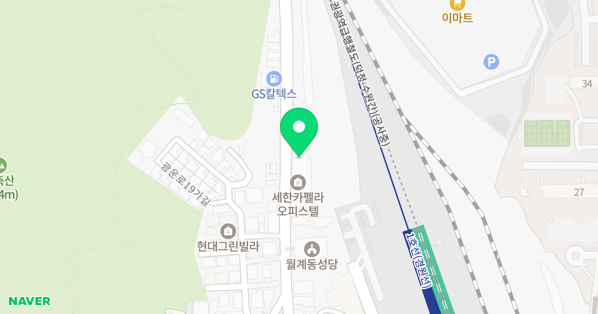 카펠라오피스텔 위치 지도 - 서울특별시 서울특별시 노원구 월계동 366-3