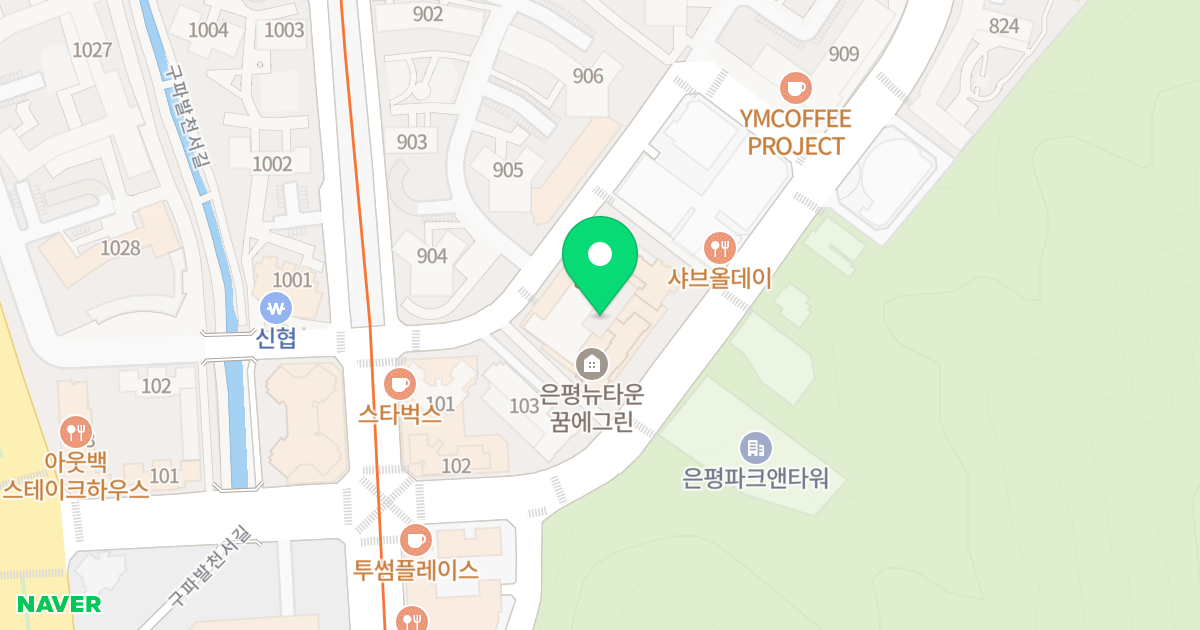 은평뉴타운 꿈에그린 위치 지도 - 서울특별시 서울특별시 은평구 진관동 66