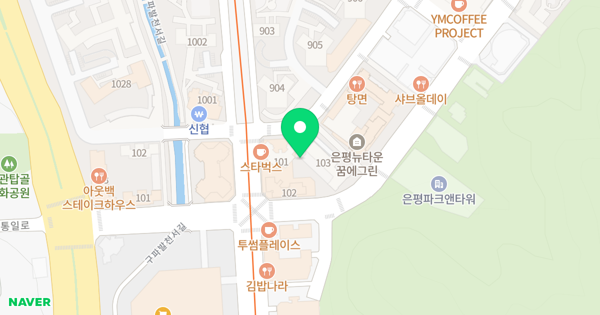 은평뉴타운엘크루 위치 지도 - 서울특별시 서울특별시 은평구 진관동 65
