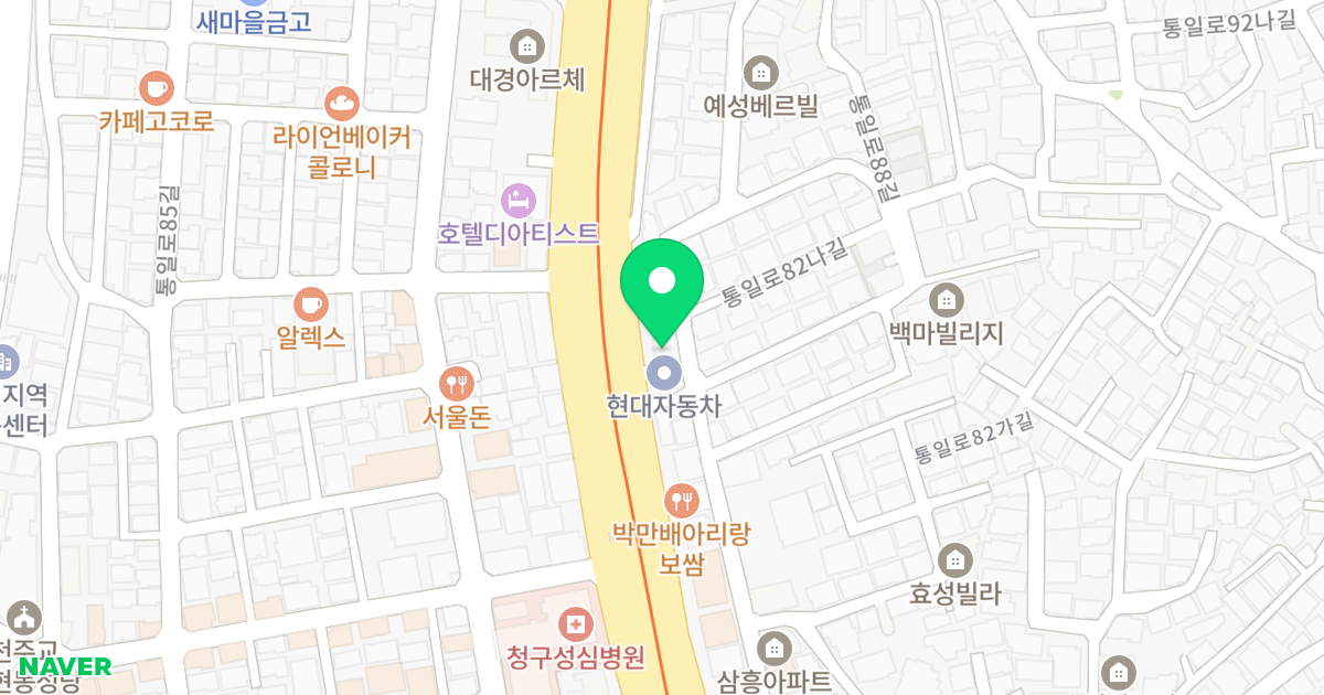 백마노블레스텔 위치 지도 - 서울특별시 서울특별시 은평구 불광동 484-31
