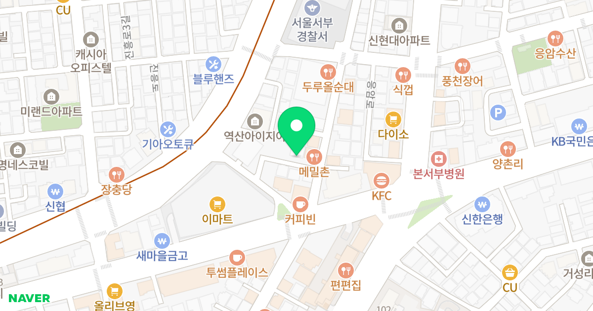 힐 오피스텔 위치 지도 - 서울특별시 서울특별시 은평구 응암동 89-30