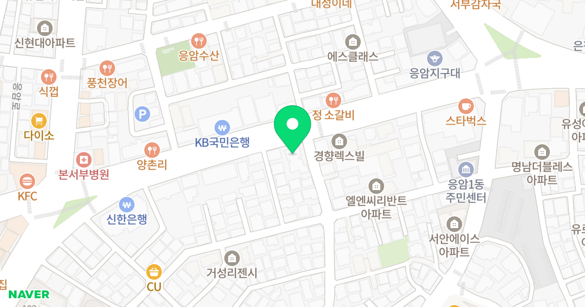 그레이스 힐 위치 지도 - 서울특별시 서울특별시 은평구 응암동 98-1