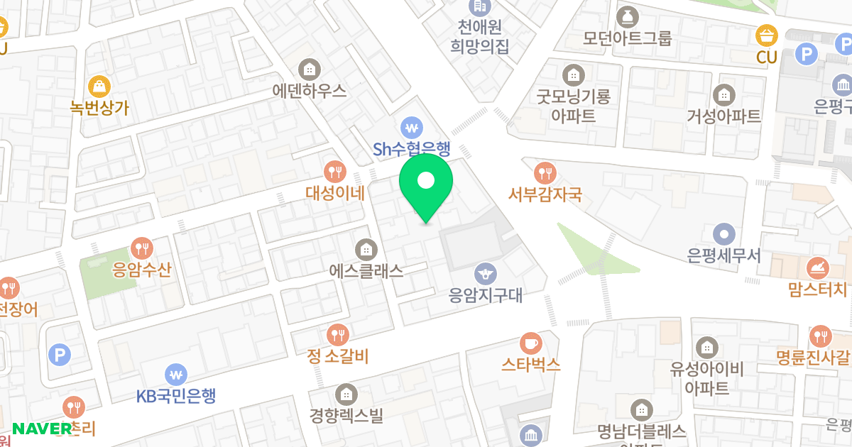 SM벨리체 위치 지도 - 서울특별시 서울특별시 은평구 응암동 84-4