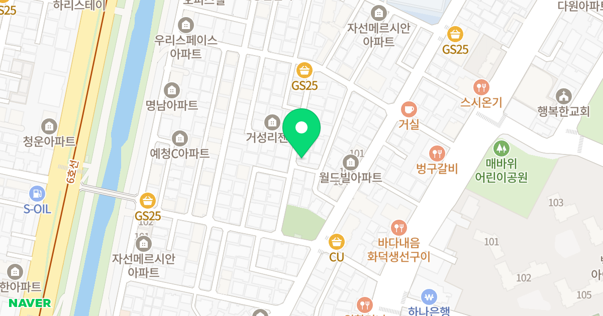 은명빌리지 위치 지도 - 서울특별시 서울특별시 은평구 응암동 120-20