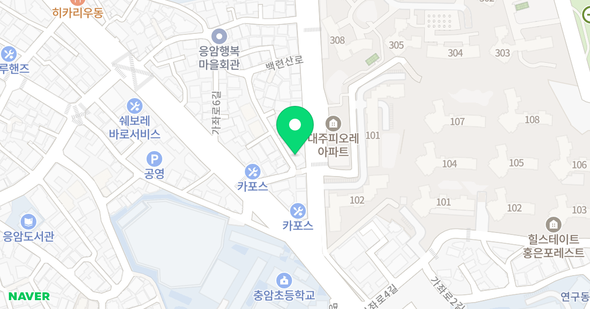 제니더플래인엣명지 위치 지도 - 서울특별시 서울특별시 은평구 응암동 676-20