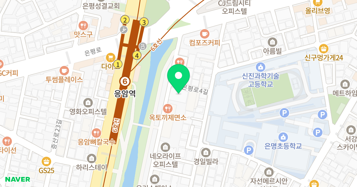 예승 위치 지도 - 서울특별시 서울특별시 은평구 응암동 113-2