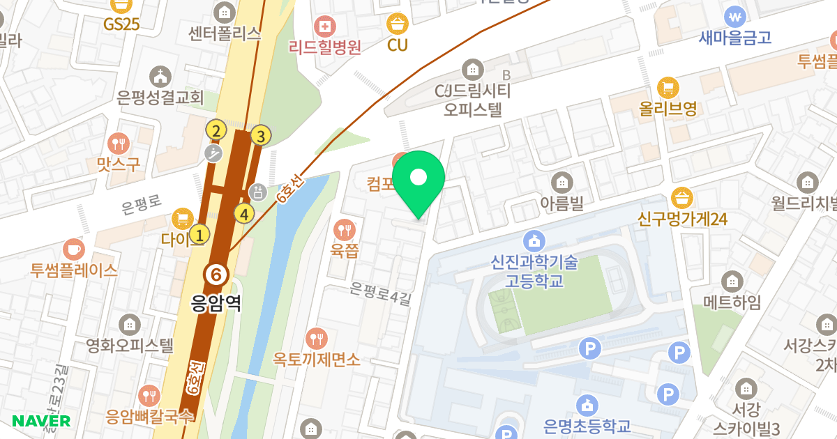 미가오피스텔 위치 지도 - 서울특별시 서울특별시 은평구 응암동 112-2