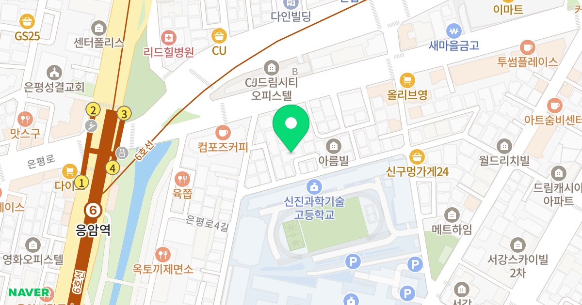 엘렌시아 응암역 위치 지도 - 서울특별시 서울특별시 은평구 응암동 111-30
