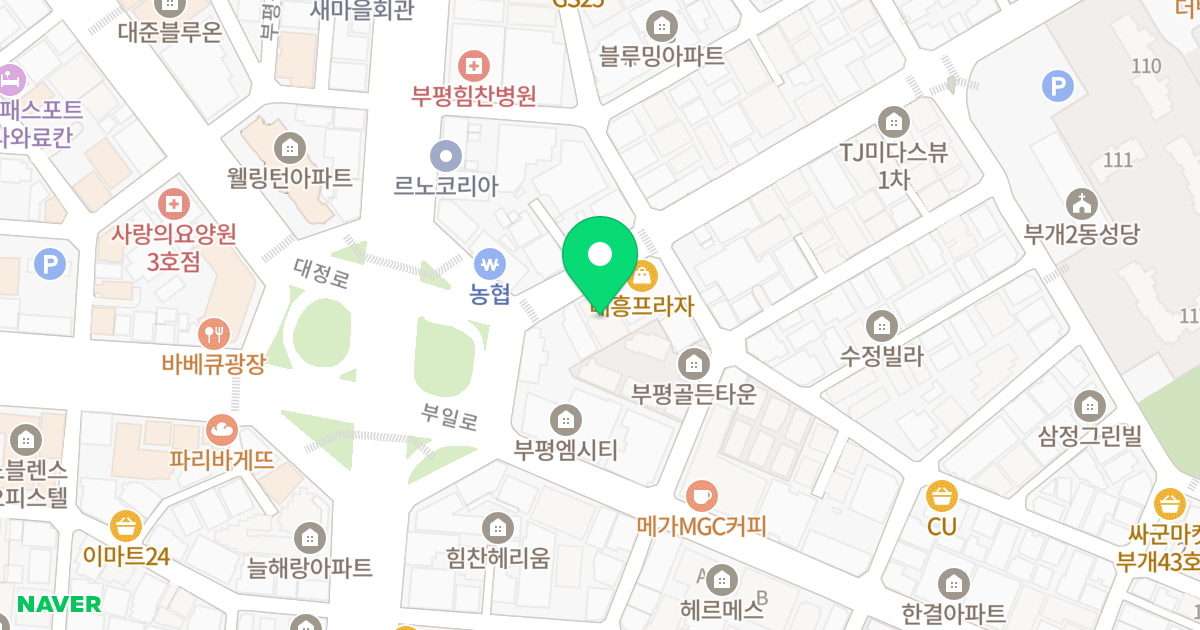 대흥아파트 위치 지도 - 인천광역시 부평구 충선로 4