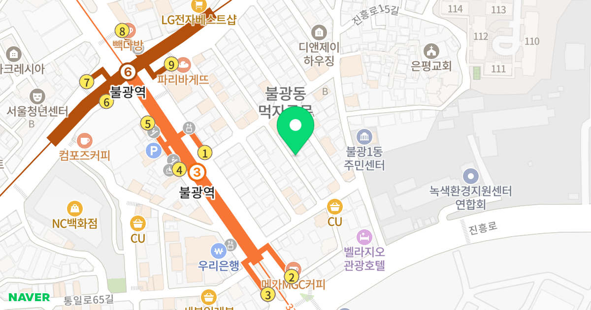 (281-139) 위치 지도 - 서울특별시 서울특별시 은평구 불광동 281-139