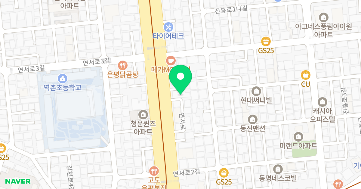 (36-30) 위치 지도 - 서울특별시 서울특별시 은평구 역촌동 36-30