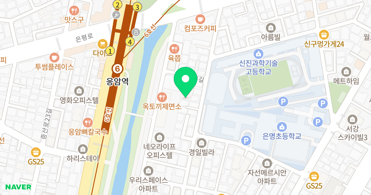 대원아크로빌 위치 지도 - 서울특별시 서울특별시 은평구 응암동 113-9