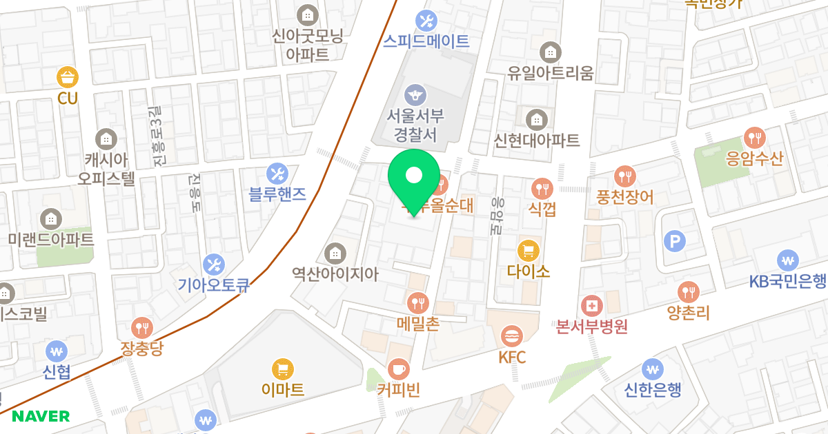 캐스텔가든 위치 지도 - 서울특별시 서울특별시 은평구 응암동 89-1
