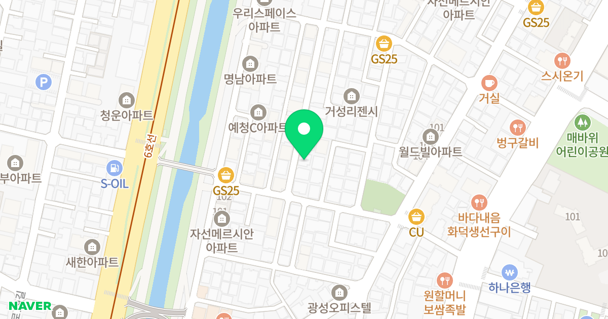 예그리나 13차 위치 지도 - 서울특별시 서울특별시 은평구 응암동 121-26