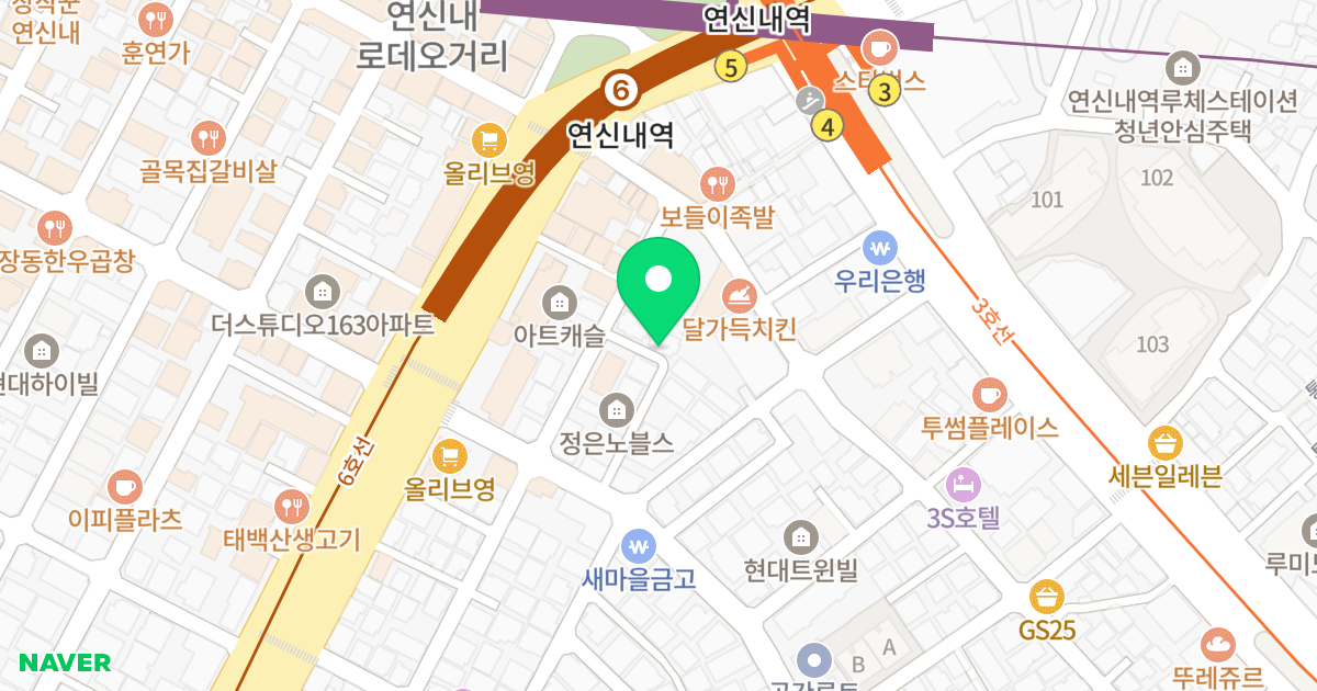 호림타워Ⅱ 위치 지도 - 서울특별시 서울특별시 은평구 대조동 197-6