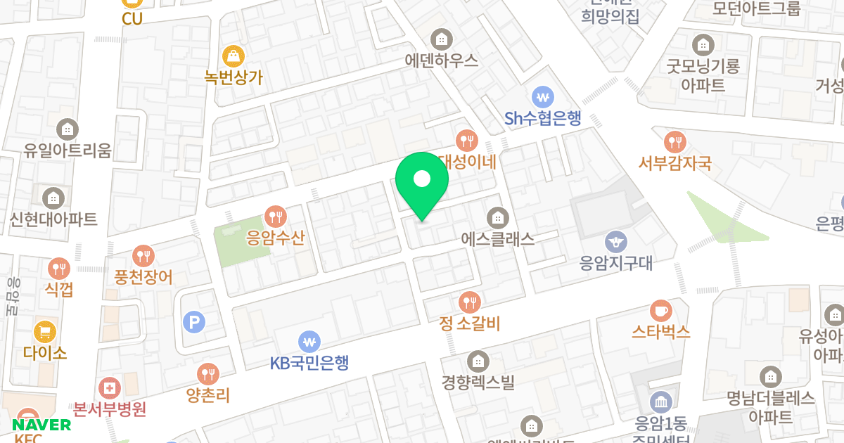 한성벨라트리 위치 지도 - 서울특별시 서울특별시 은평구 응암동 85-14