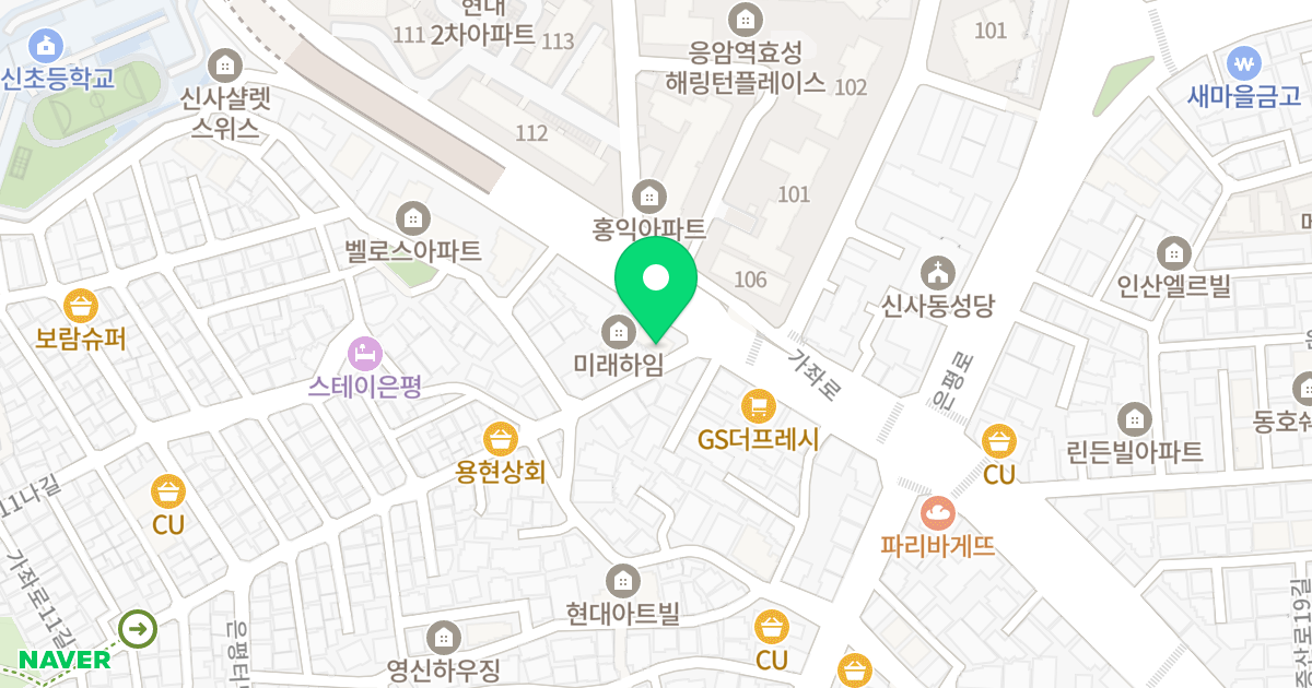 미래하임 위치 지도 - 서울특별시 서울특별시 은평구 신사동 229-40