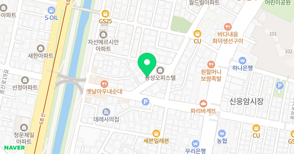 디우 아르떼 위치 지도 - 서울특별시 서울특별시 은평구 응암동 126-47
