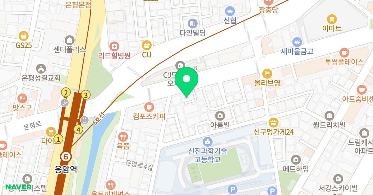 백명 TRENDY 위치 지도 - 서울특별시 서울특별시 은평구 응암동 111-61