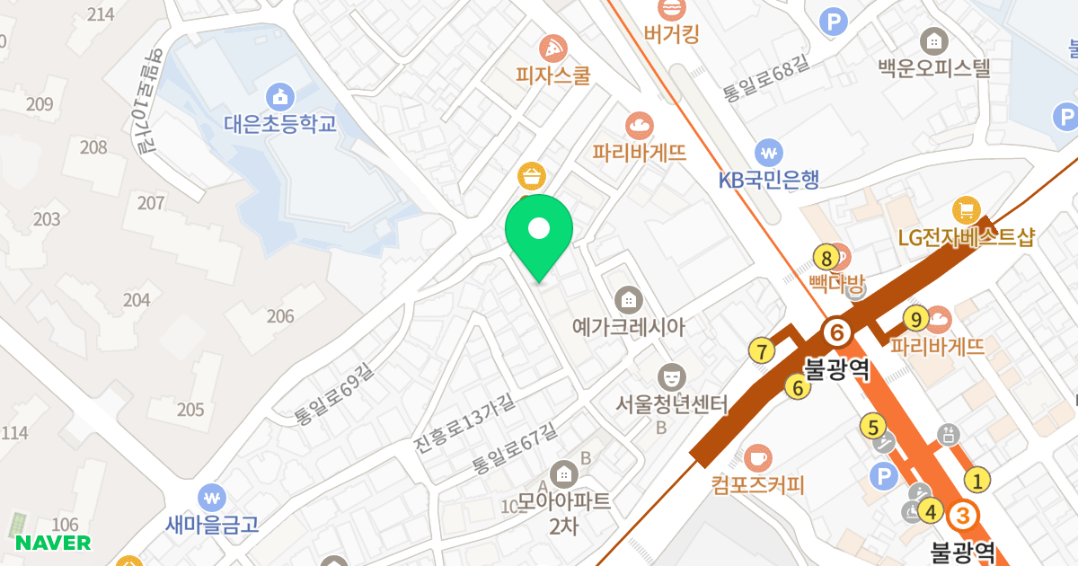 이지플오피스텔 위치 지도 - 서울특별시 서울특별시 은평구 대조동 6-42