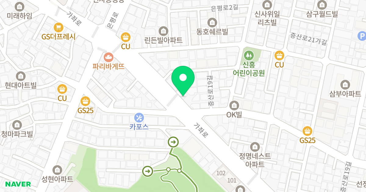 아줄리움 위치 지도 - 서울특별시 서울특별시 은평구 신사동 30-51