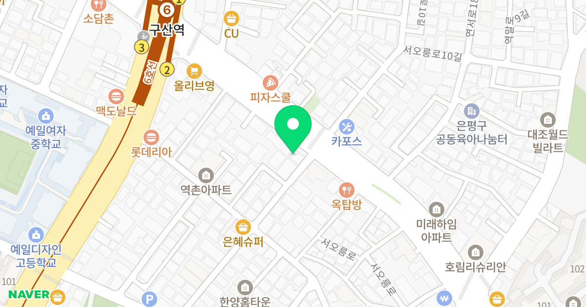 (1-12) 위치 지도 - 서울특별시 서울특별시 은평구 역촌동 1-12