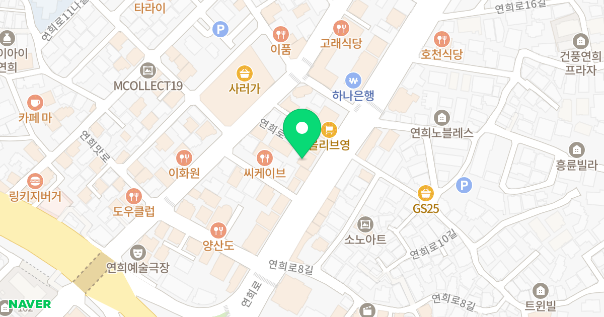 (188-57) 위치 지도 - 서울특별시 서울특별시 서대문구 연희동 188-57
