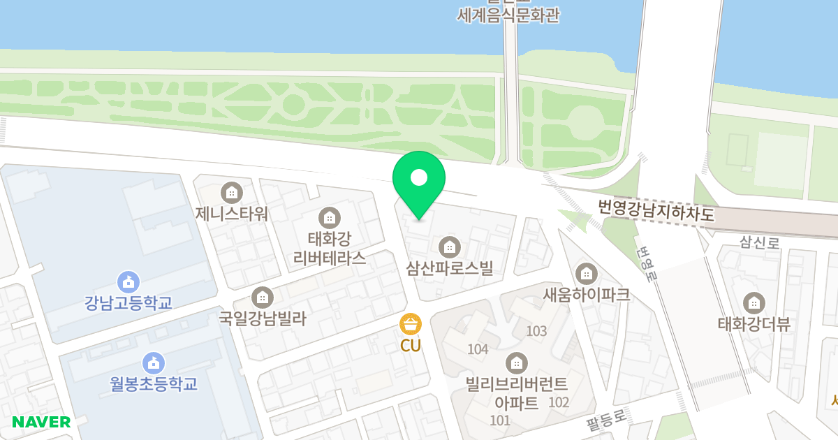 브리타니 태화강 위치 지도 - 울산광역시 남구 신정로204번길 42