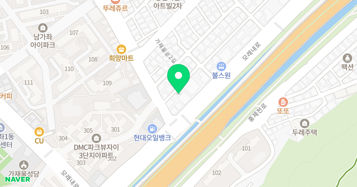 미래하이츠 위치 지도 - 서울특별시 서울특별시 서대문구 남가좌동 332-16