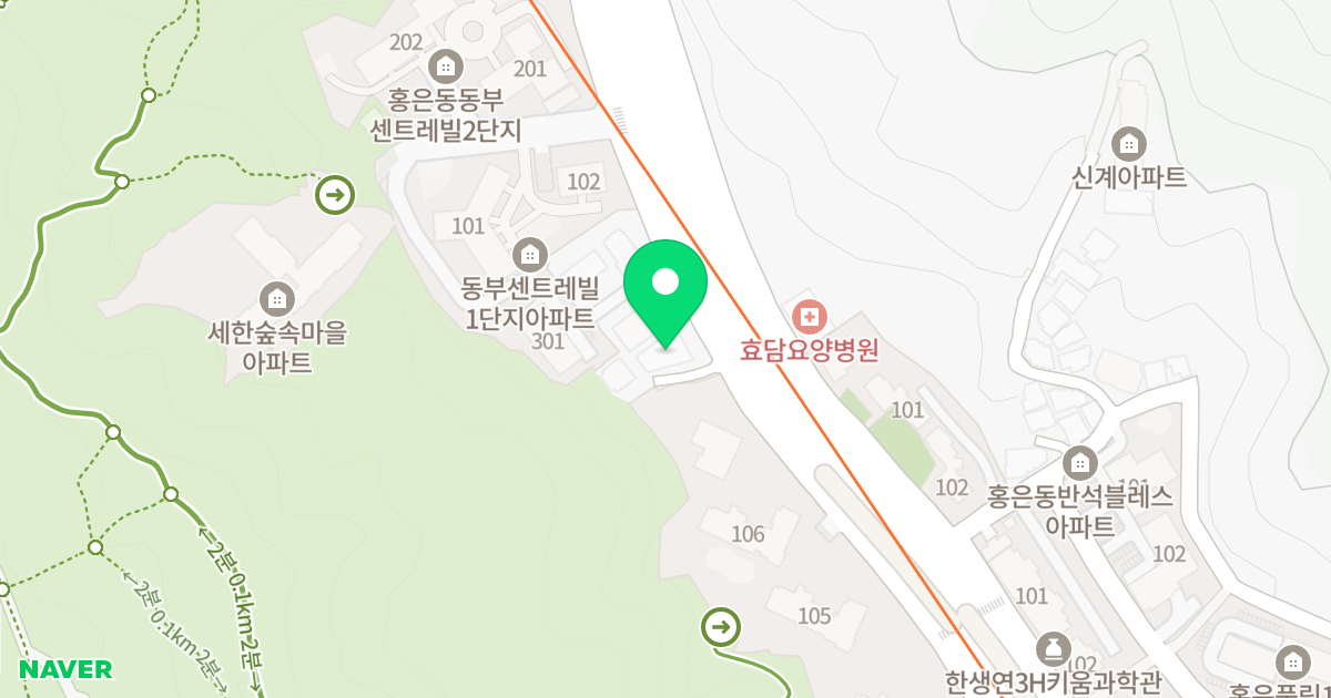 진성위메이드 위치 지도 - 서울특별시 서울특별시 서대문구 홍은동 168-2