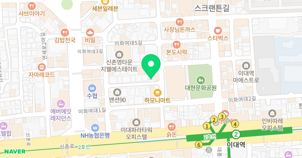 아리움3차 위치 지도 - 서울특별시 서울특별시 서대문구 대현동 90-7