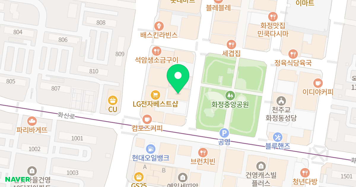 우경싸이트빌 위치 지도 - 경기도 고양시 덕양구 화신로272번길 11