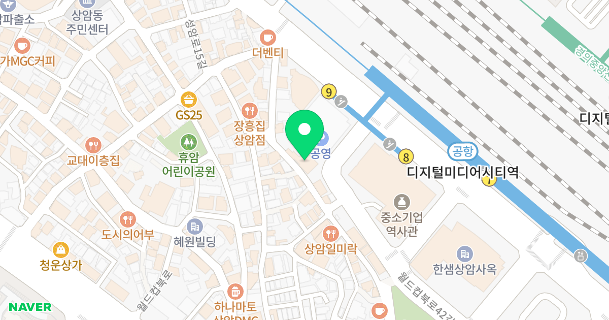 태림펜트윈 위치 지도 - 서울특별시 서울특별시 마포구 상암동 1293