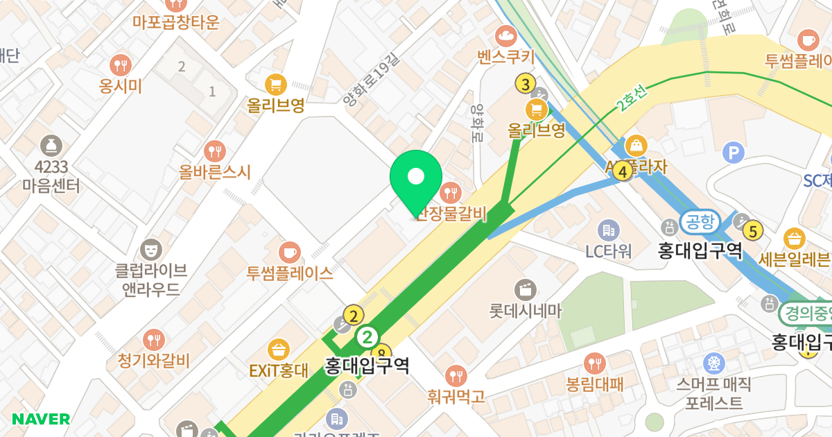 마젤란21 오피스텔 위치 지도 - 서울특별시 서울특별시 마포구 동교동 156-2