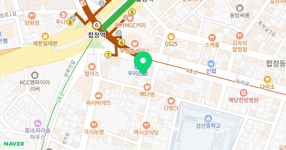 (373-4) 위치 지도 - 서울특별시 서울특별시 마포구 합정동 373-4