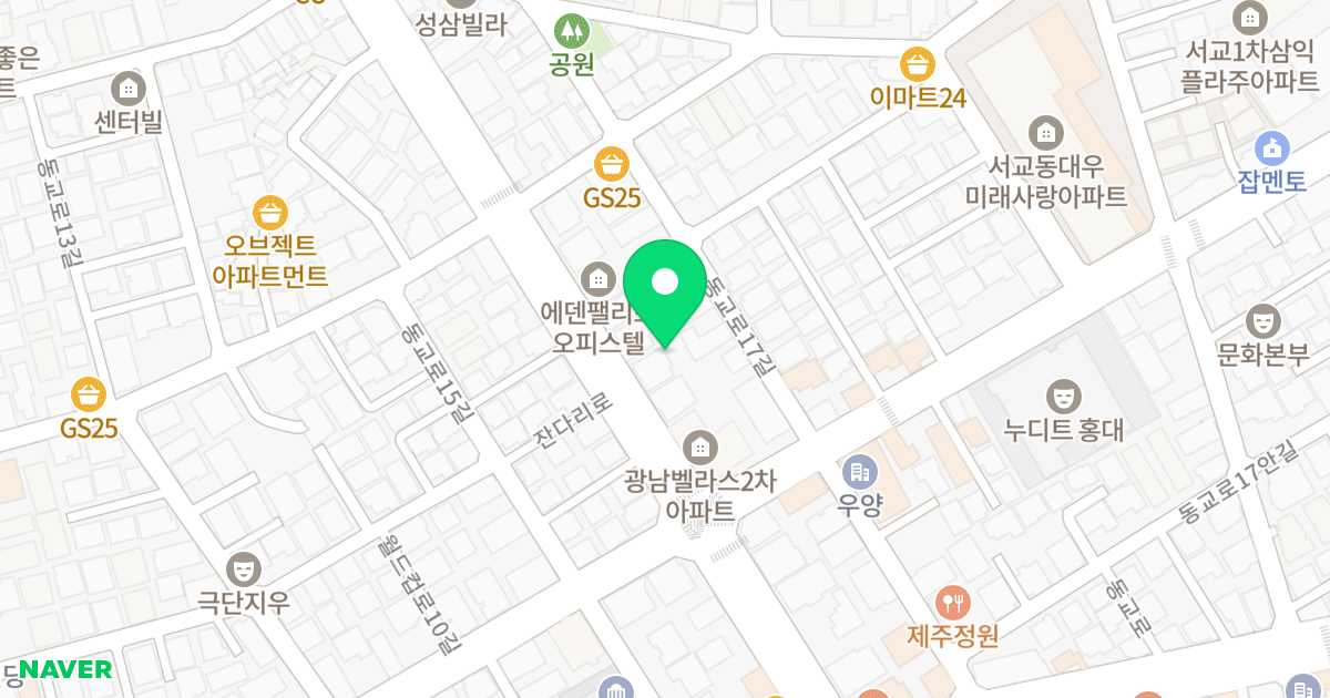 (458-15) 위치 지도 - 서울특별시 서울특별시 마포구 서교동 458-15
