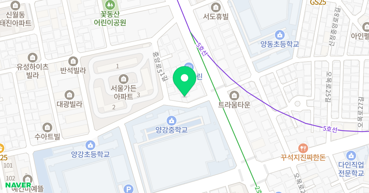 한울스위트하우스 위치 지도 - 서울특별시 서울특별시 양천구 신월동 474-10