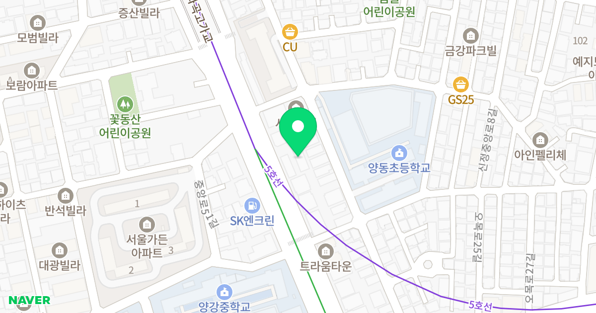 M펠리체 위치 지도 - 서울특별시 서울특별시 양천구 신정동 939-3