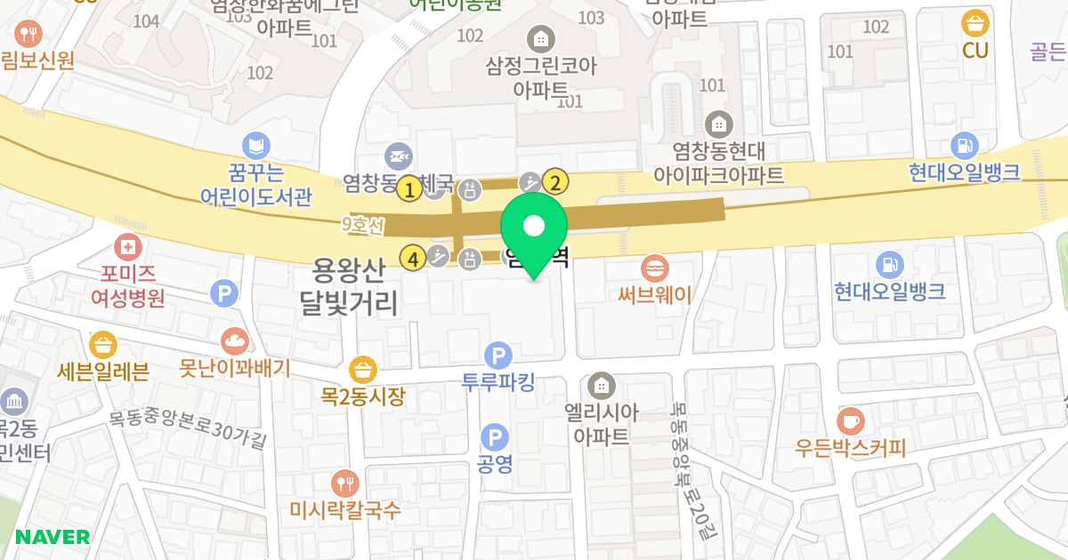 어바니엘 위치 지도 - 서울특별시 서울특별시 양천구 목동 514-18